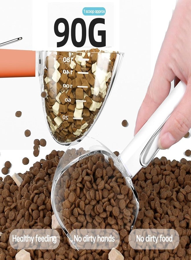 Fennec Mart Multi Use Magnetic Food Bag Clip & Measuring Spoon Durable Clear Clamp for Pet Food, Rice, Coffee Ideal for Kitchen or Pet Feeding Station (Multi Colour) (2) - Image 4